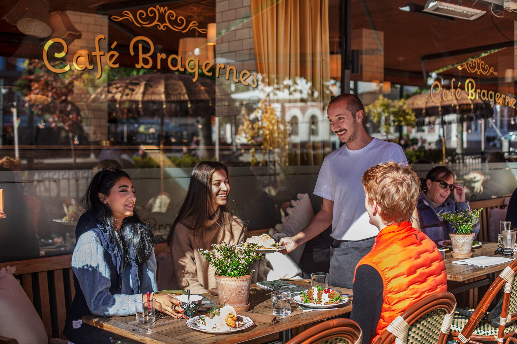 Café Bragernes på Bragernes Torg i Drammen